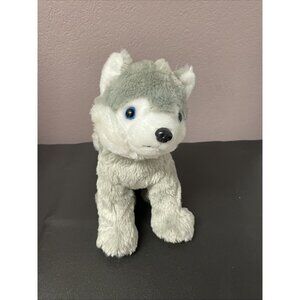 2017 Wishpets Plush Husky Dog Winsome Blue Eyes Stuffed Animal 65505